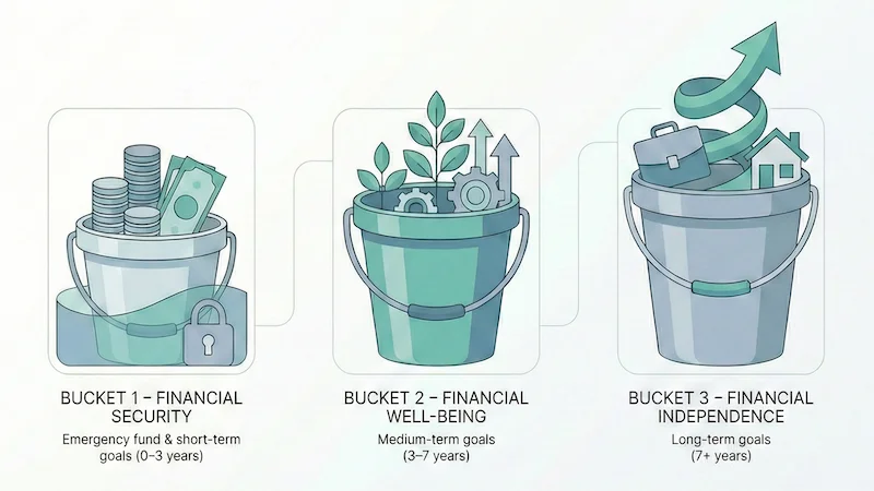 How to invest in UAE using the 3-Bucket Investment Framework.